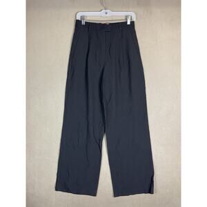 Djerf Avenue Ur an Angel Pants Womens Small Black High Rise Wide Leg Pant Adult